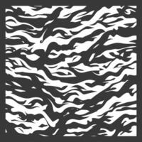 A black and white pattern of zebra stripes vector