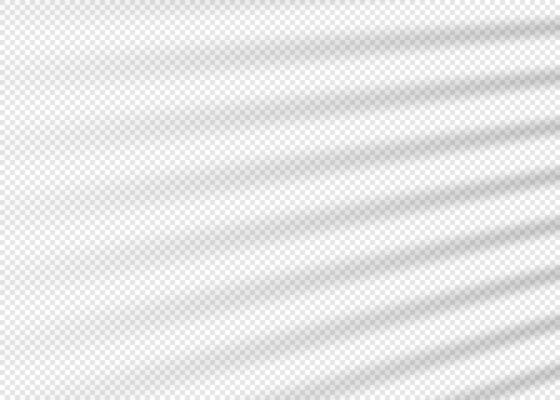 Shadow overlay effect for photo and mockup. Realistic soft blurred shadow of window blinds on light background. illustration of wall with natural sunlight coming in through the jalousie