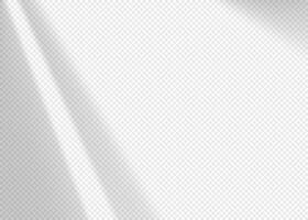 Shadow overlay effect for photo and mockup. Realistic soft blurred shadow of window blinds on light background. illustration of wall with natural sunlight coming in through the jalousie vector
