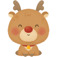 Red nose reindeer png