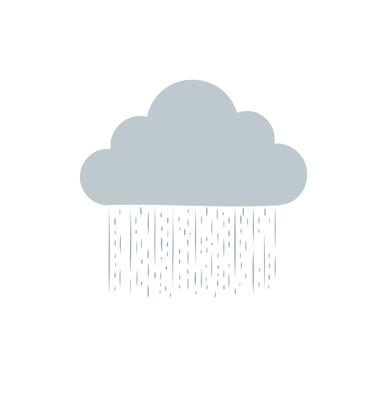 gray cloud with rain