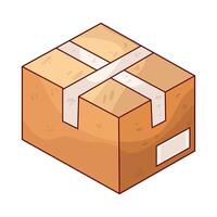 Illustration of delivery box vector
