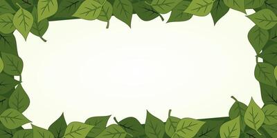 earth day background with copy space area, design with green leaf pattern. template for banner, greeting card, flyer, social media, presentation, web. vector