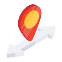 Perfect design icon of location vector