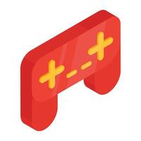 Modern design icon of gamepad vector