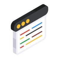 Modern design icon of web design vector