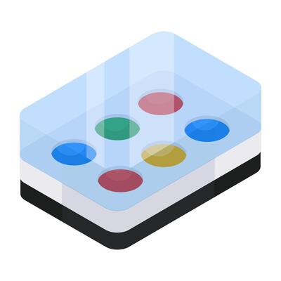 Perfect design icon of color palette