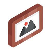 Perfect design icon of photo vector
