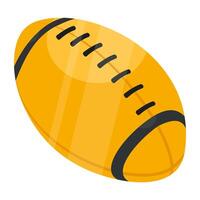 Modern design icon of rugby vector