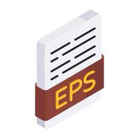 Trendy design icon of eps file vector