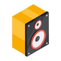 Modern design icon of sound speaker vector
