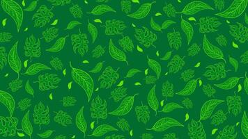 hand draw floral pattern background. illustration vector