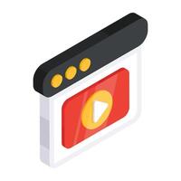 A colored design icon of web vector