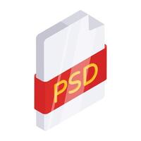 A unique design icon of file vector