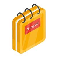 An icon design of calendar vector