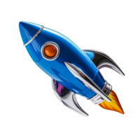 3d rocket ship png