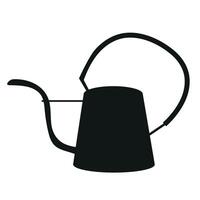 icon, symbol, shape of a rectangular watering can for plants vector
