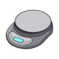 illustration of digital scale vector