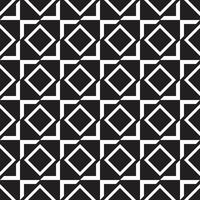 seamless pattern of black cube and triangle vector