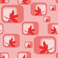 geometric seamless pattern cube with abstract leaf for wallpaper,textile and background vector