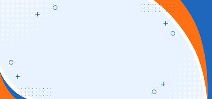 A blue and orange wave with white dots. The wave is curved and has a lot of dots vector