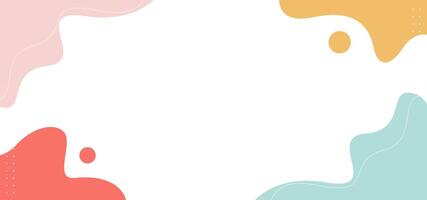 A colorful background with a white background and a blue background. The background is made up of circles and lines vector