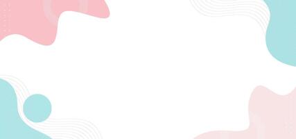A white background with a combination of pink and blue circles and lines. The pink and blue colors create a playful and whimsical atmosphere, while the circles and lines add a sense of movement vector