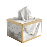 A tissue box with a marble design on it png