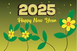 New Year 2025 celebration with dark background and fireworks. Star and comet in the night sky vector