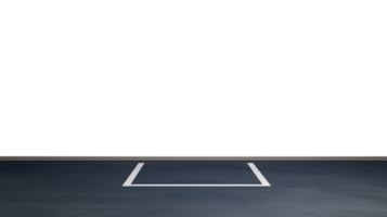 Car parking area isolated on transparent background png