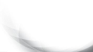 Abstract white and gray color, modern design stripes background with curve lines and dot pattern. illustration. vector