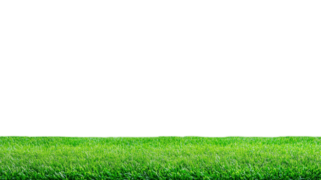 rektangulär lappa av grön artificiell gräs torva, isolerat på transparent bakgrund png