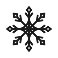 Snow flake thin line icon.Frozen sign.Decorative element for Christmas and New Year holiday.Transparent background.Simple black line snowflakes icons. illustration EPS 10 vector