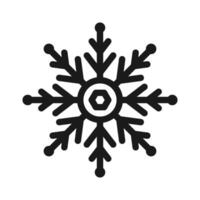 Snowflake thin line icon.Frozen sign.Decorative element for Christmas and New Year holiday.Transparent background.Simple black line snow flake icons. illustration EPS 10 vector