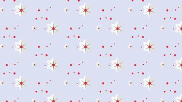 cute white red cartoon flower and red dots seamless pattern in light blue background for fabric print, paper print, social media, party print or any use. flower doodle vector