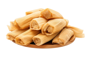 Tamales isolated on transparent background png