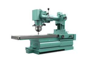 High-precision industrial milling machine for metalworking and machining applications. Advanced mechanical engineering tool for manufacturing and fabrication. png