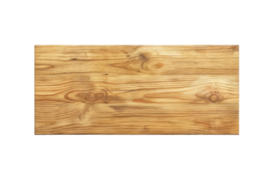 Natural wood plank with visible grain and knots, perfect for backgrounds, textures, and rustic design projects. png