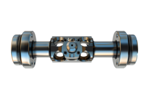 High-resolution image of a precision-engineered metal mechanical component, ideal for industrial and manufacturing contexts. png