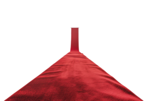 Elegant red carpet extending into the distance, perfect for an event, ceremony, or film premiere backdrop. png