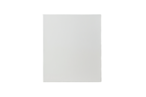 Minimalistic image of a blank white canvas isolated on a transparent background. perfect for creative projects, mockups, and design presentations. png
