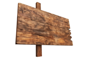 rustico di legno cartello su inviare. ideale per aggiungendo il tuo proprio testo, messaggi, o indicazioni. Perfetto per all'aperto e a tema vintage progetti. png