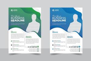 Abstract background creative a stylish professional business flyer design template, Creative colorful variation editable template design vector