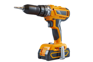 High-quality cordless electric drill with ergonomic design, ideal for home improvement and professional construction projects. png