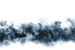 Abstract dense gray smoke cloud on transparent background. perfect for backgrounds, textures, web design, and creative projects. png