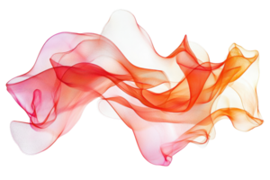 A vibrant abstract background with flowing red and orange waves, representing movement and energy in a seamless digital design. png