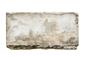 Close-up of an old, weathered concrete wall with signs of cracks and erosion, showcasing texture and decay, perfect for background or texture. png