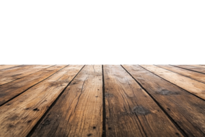 High-quality photo of a rustic wood floor with a clean, empty background. Ideal for design, backgrounds, and interior concepts. png