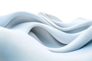 Abstract art image featuring soft, flowing white curves and smooth shapes, creating a tranquil and minimalist aesthetic. png