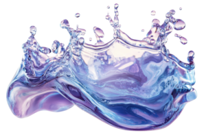 Vibrant splash of liquid, capturing dynamic motion and vivid colors. Perfect for abstract art, backgrounds, and creative projects. png